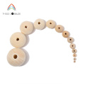 WA001 Wholesale china factory natural Unfinished Round wooden beads